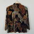 Asian Style Velvet Hand Fan Jacket